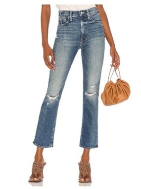 MOTHER Superior High Waisted Rider Ankle Jeans Far Beyond the Sky Size 25